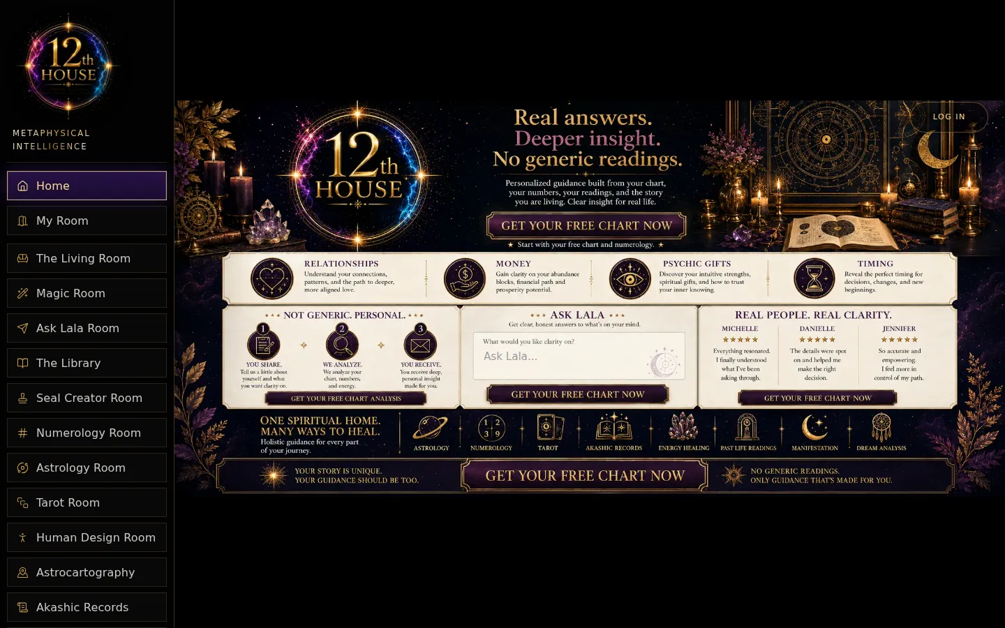 12th House AI Assistant product interface screenshot