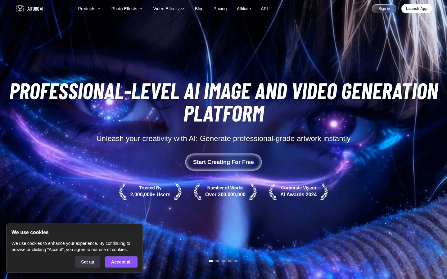 Aitubo AI Image Generator product screenshot