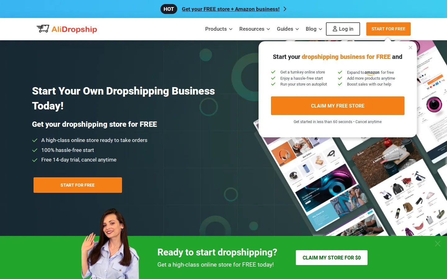 AliDropship AI Digital Marketing product screenshot
