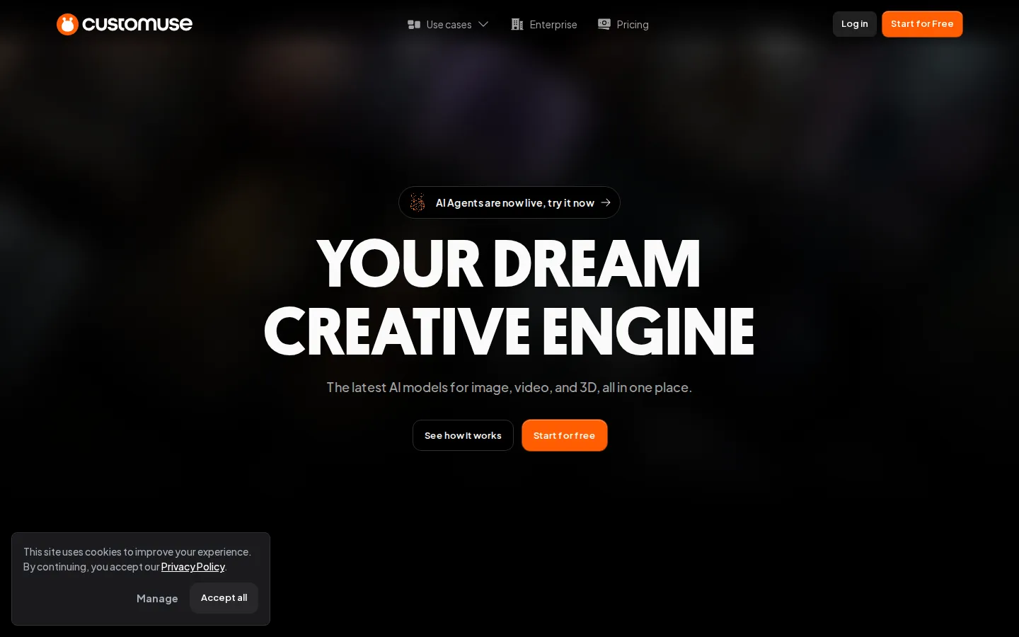 Customuse AI 3D Model Generator product screenshot