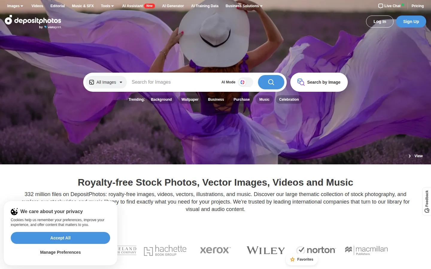 Depositphotos AI Photo Editor product screenshot
