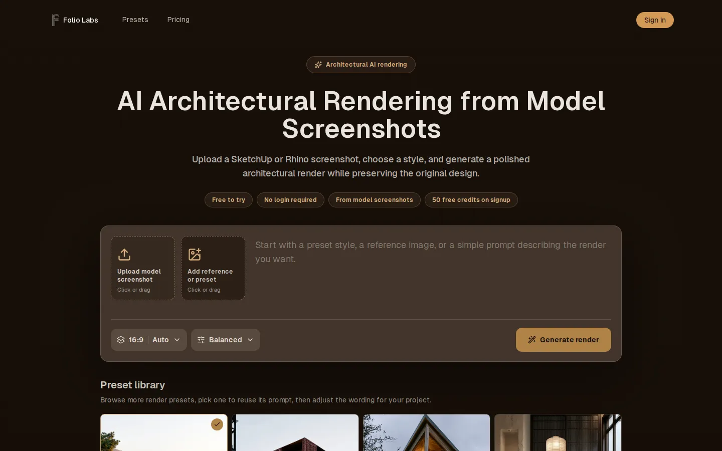 Folio Labs Art & Creative Design product screenshot