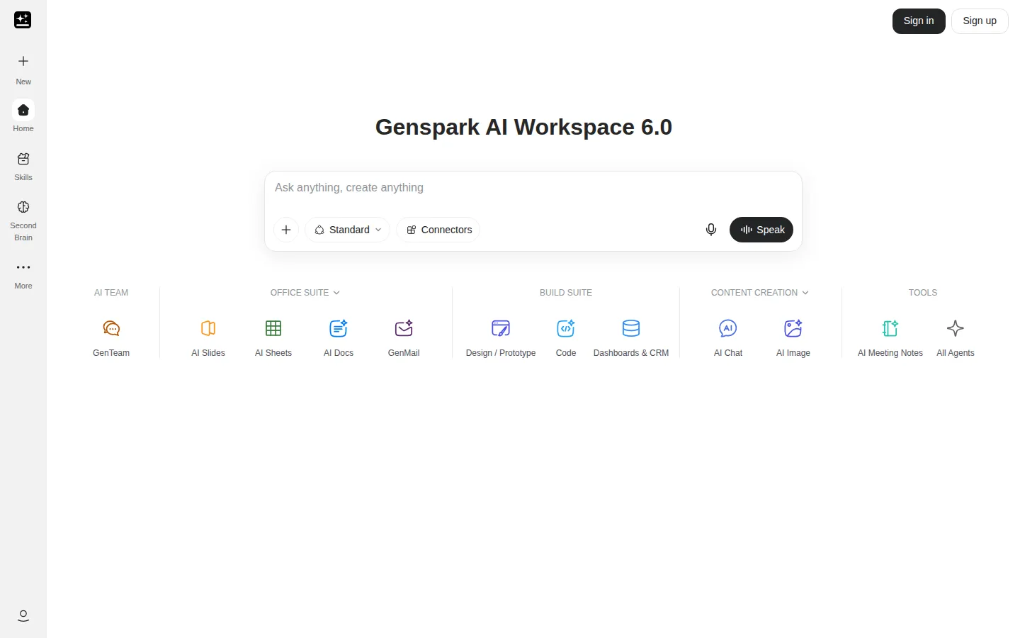 Genspark AI Agent product screenshot