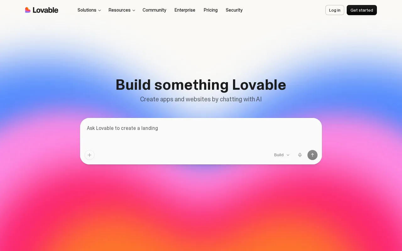 Lovable No-Code&Low-Code product screenshot