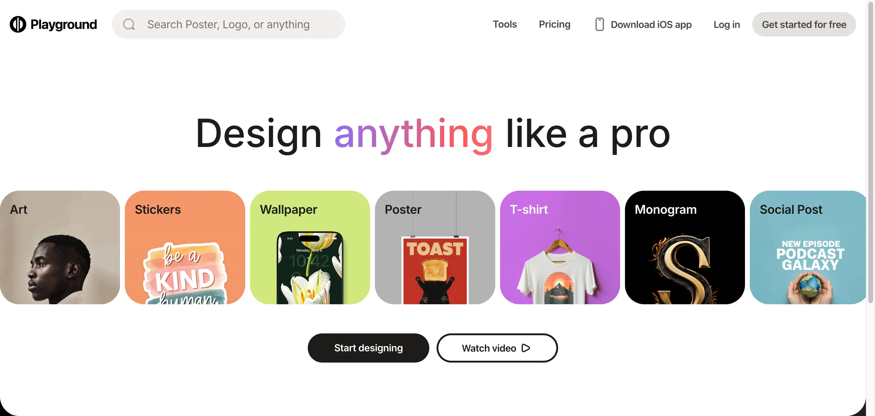 Playground AI AI Image Generator product interface screenshot