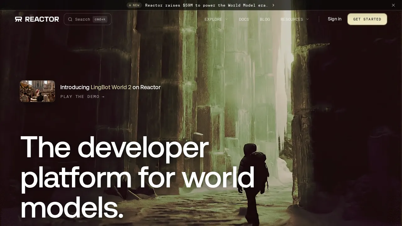 Reactor AI Developer Tools product interface screenshot