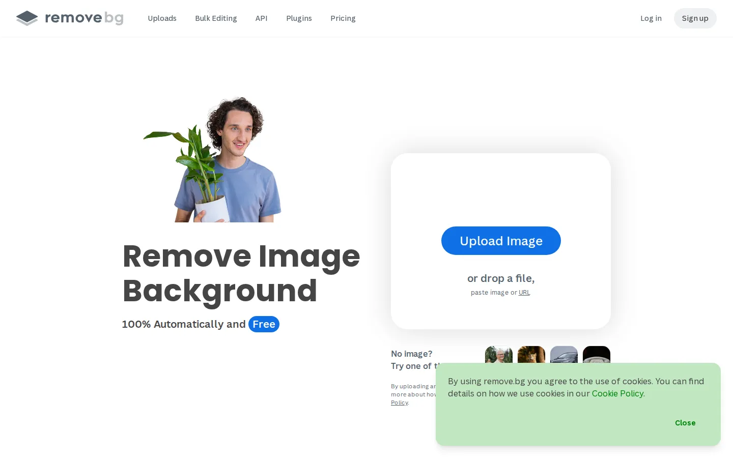 remove.bg AI Product Photography product screenshot
