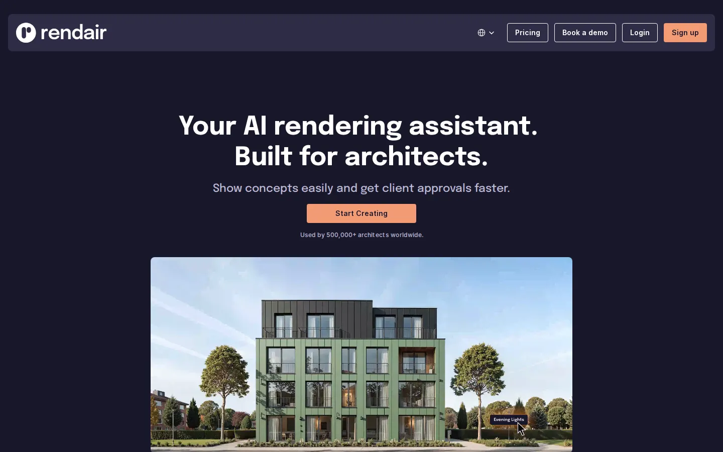 Rendair AI AI Video Generator product screenshot