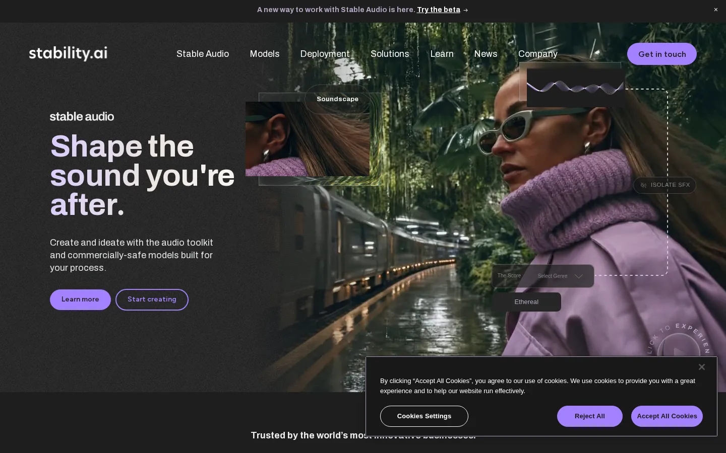 Stability AI AI Image Generator product screenshot