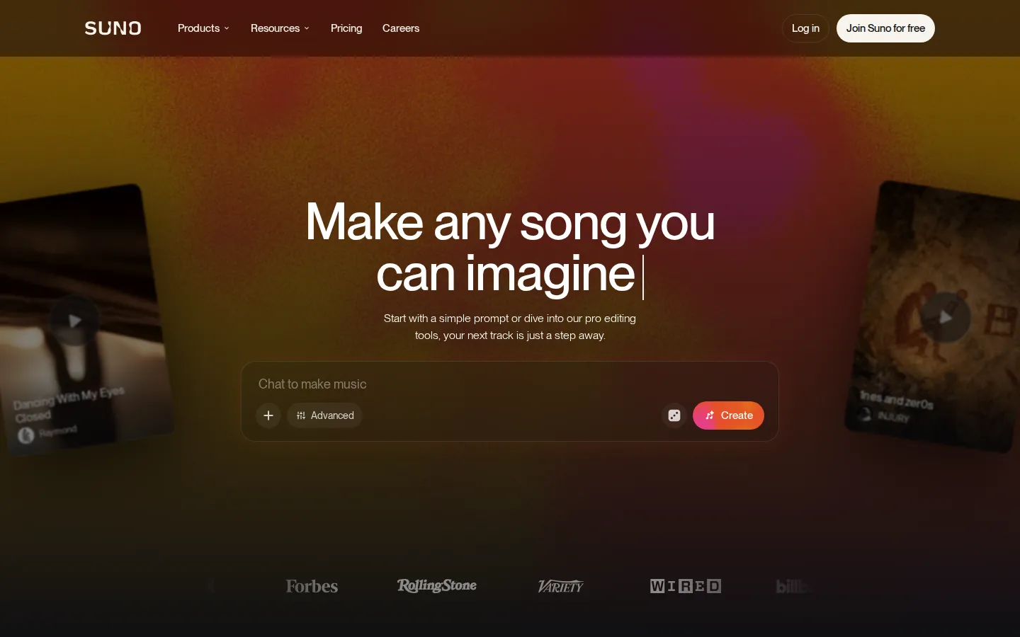 Suno Music & Audio product screenshot