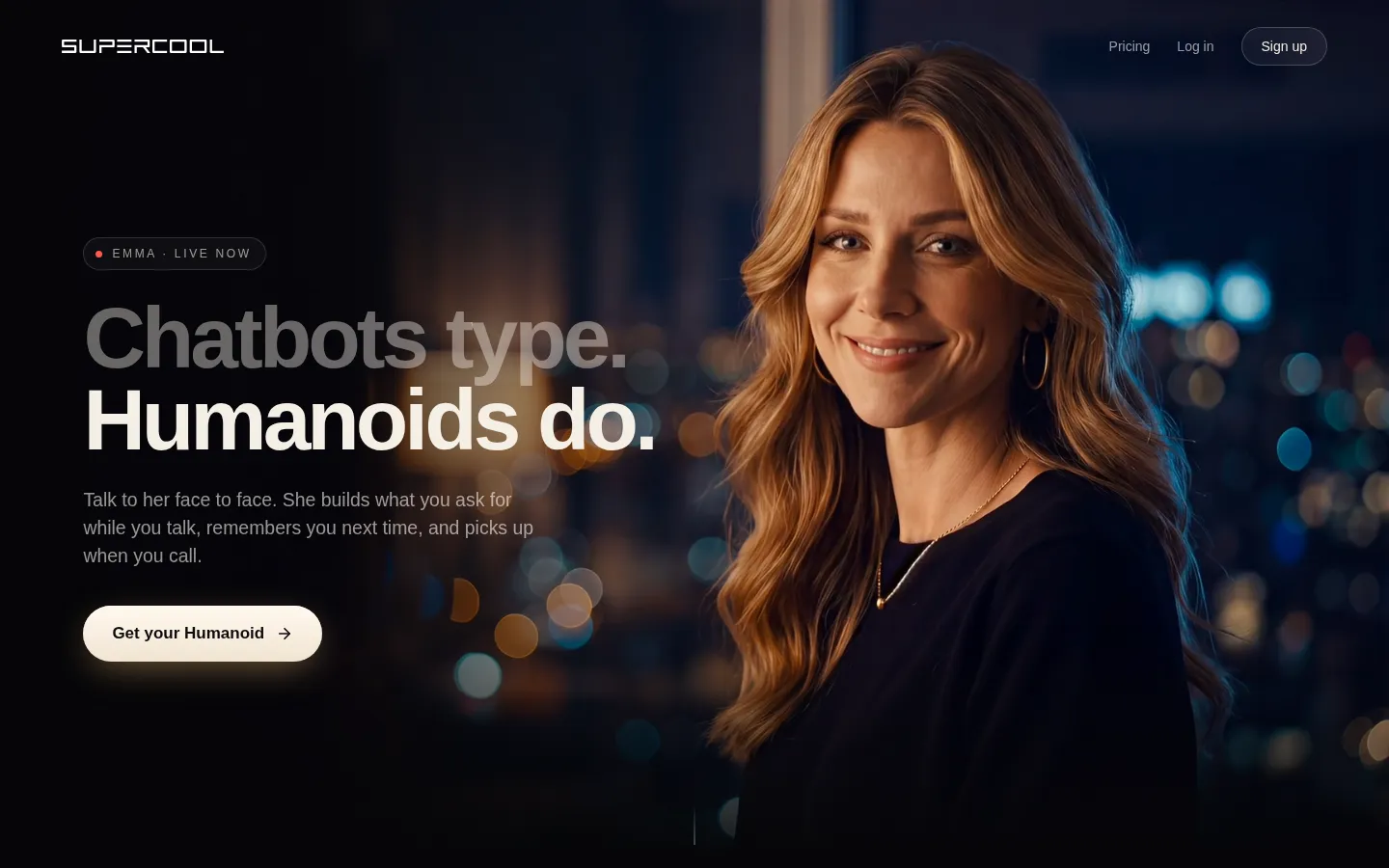 SuperCool AI Assistant product interface screenshot
