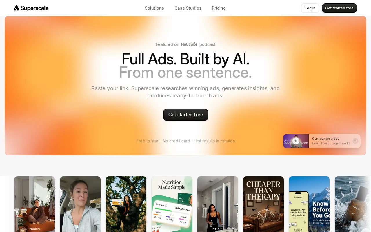Superscale AI Marketing product screenshot