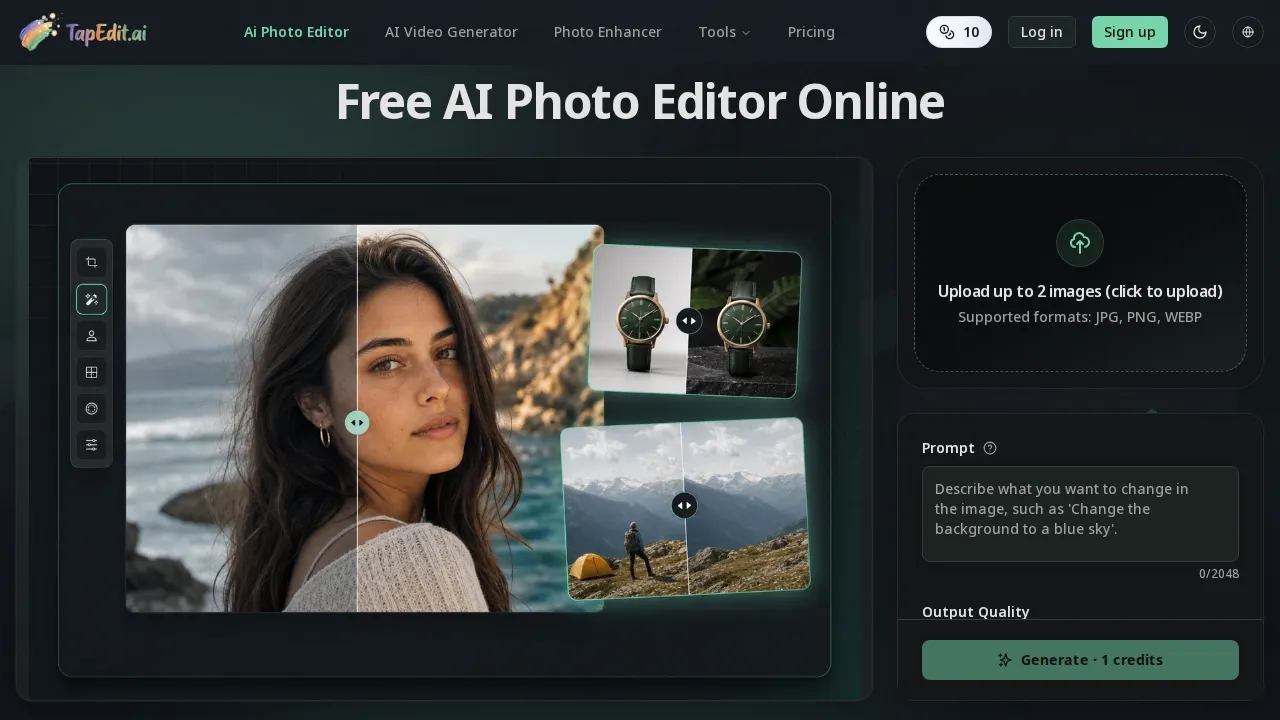 TapEdit AI Photo Editor product screenshot