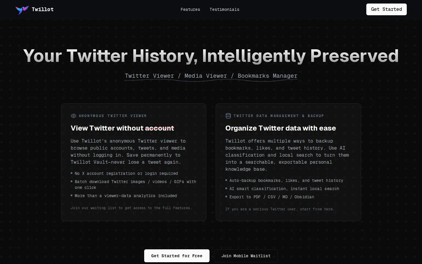 Twillot AI Marketing product screenshot