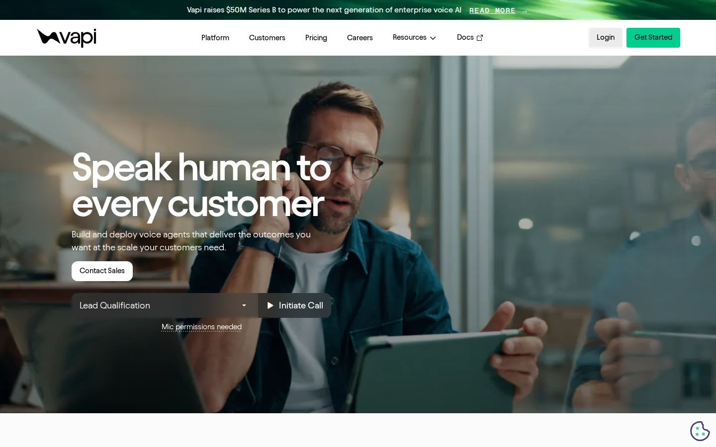 Vapi AI Agent product screenshot