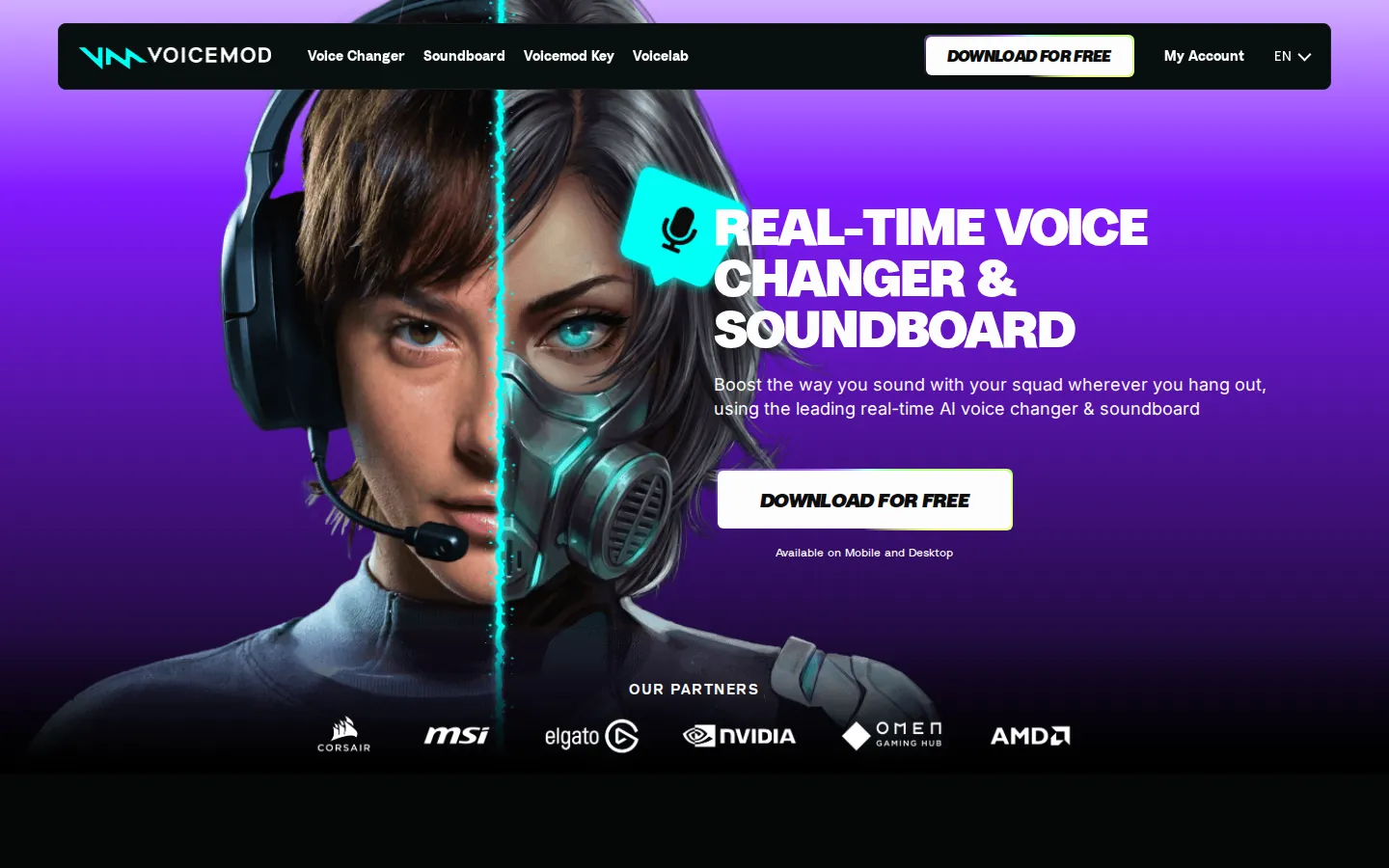 Voicemod Music & Audio product screenshot