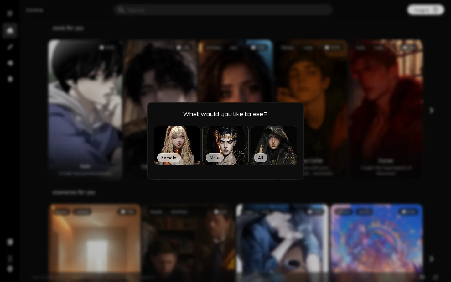 Xoul AI Character product screenshot