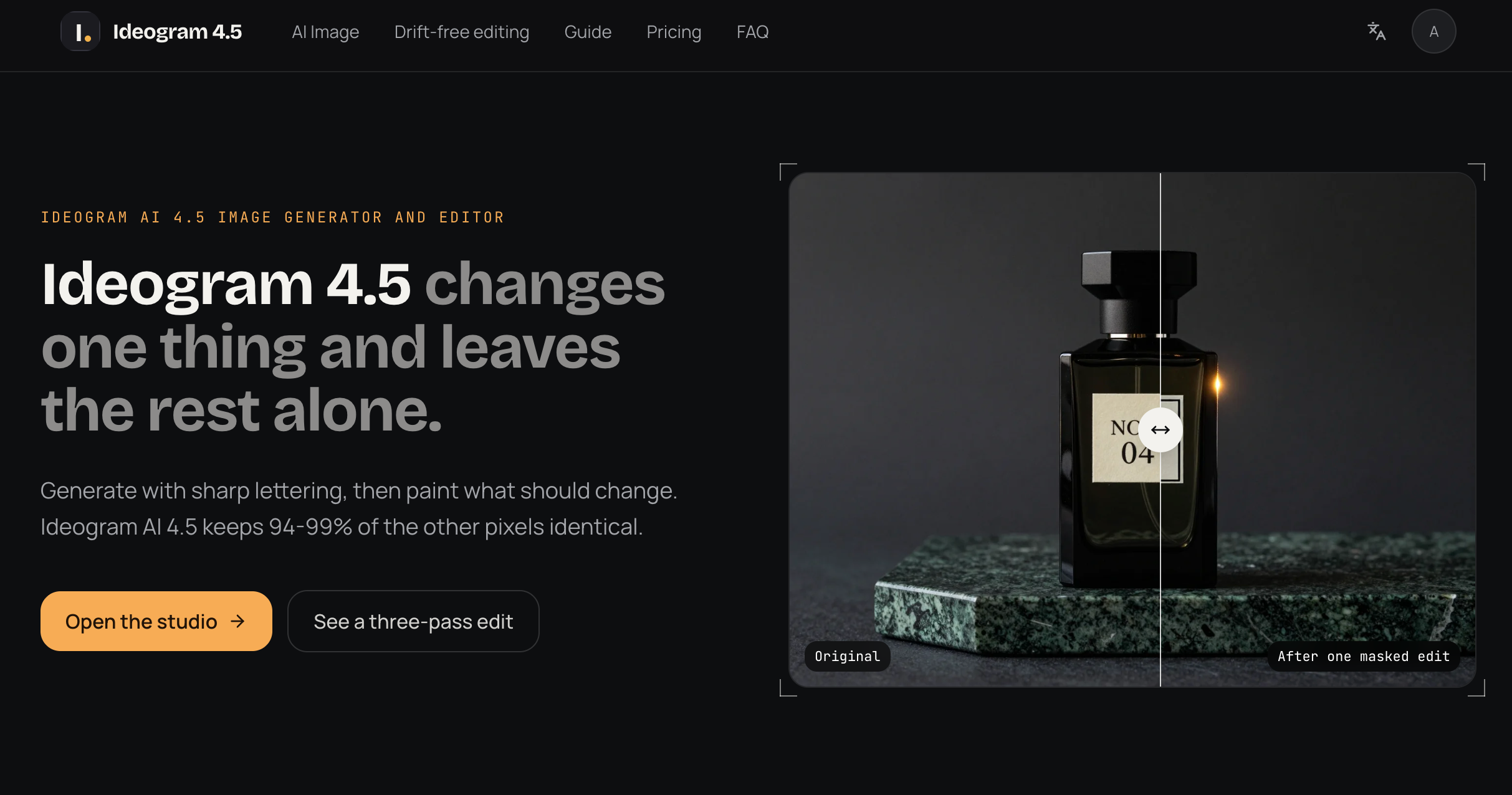 Ideogram AI 4.5 AI Image Generator product screenshot