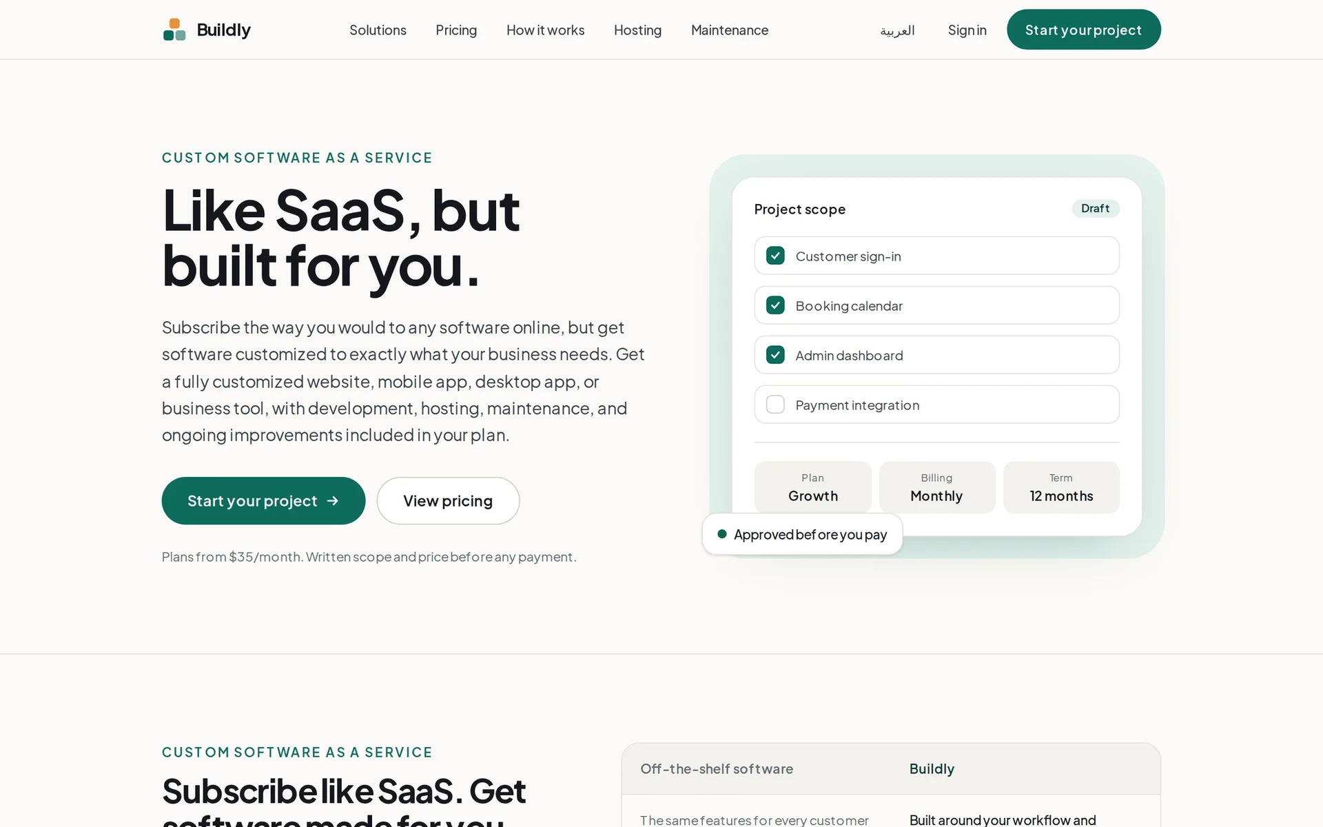 Buildly AI Productivity Tools product screenshot