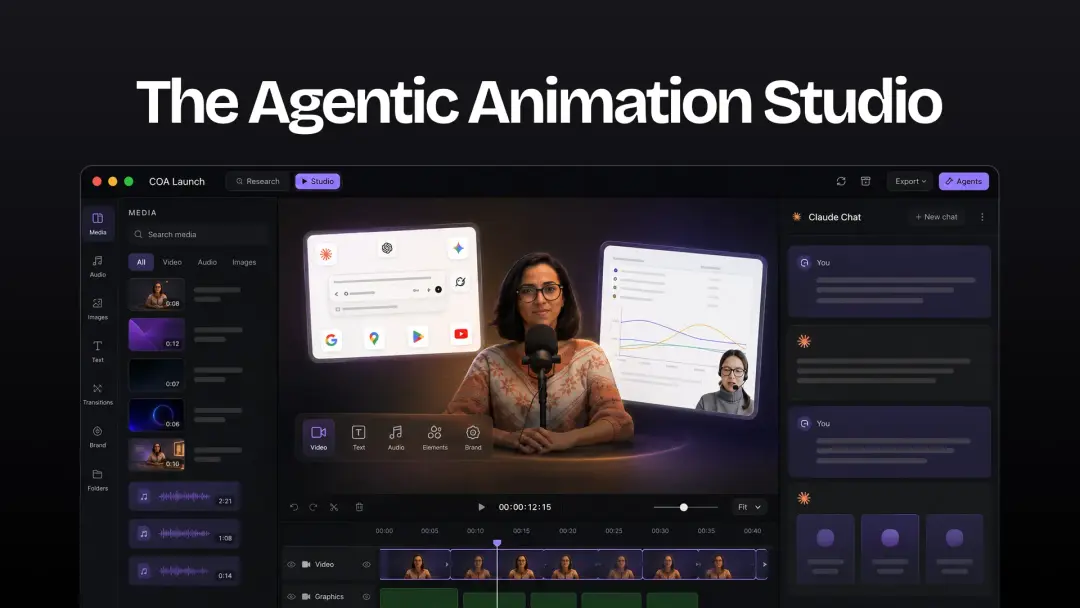 CoAnimator AI Video Generator product interface screenshot