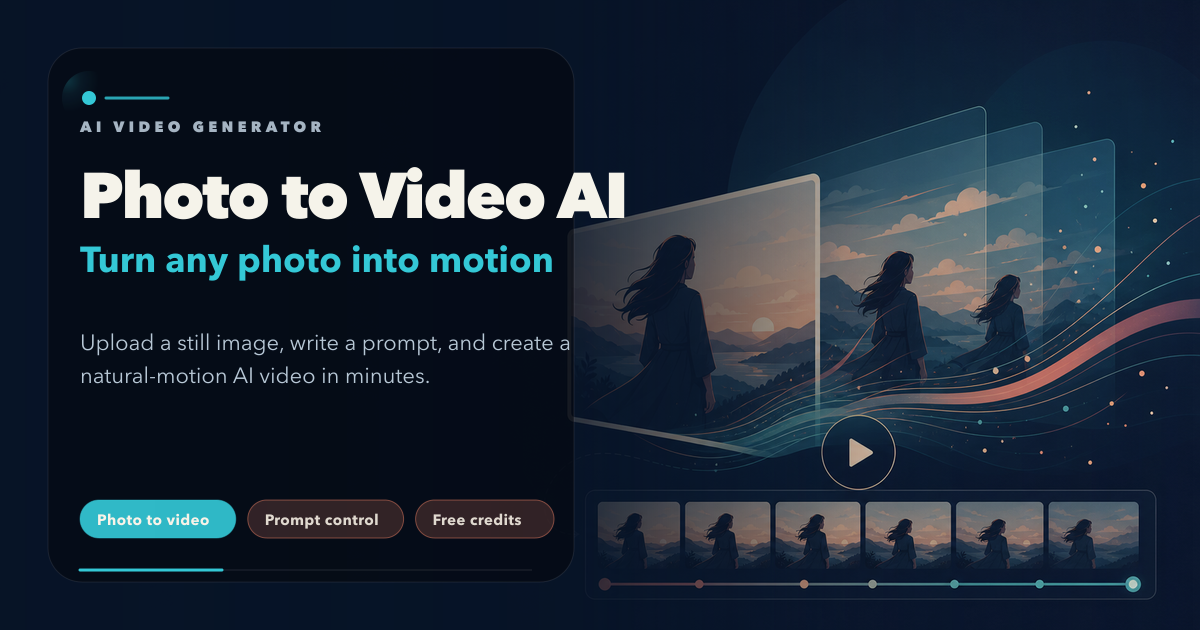 Photo to Video AI AI Video Generator product screenshot