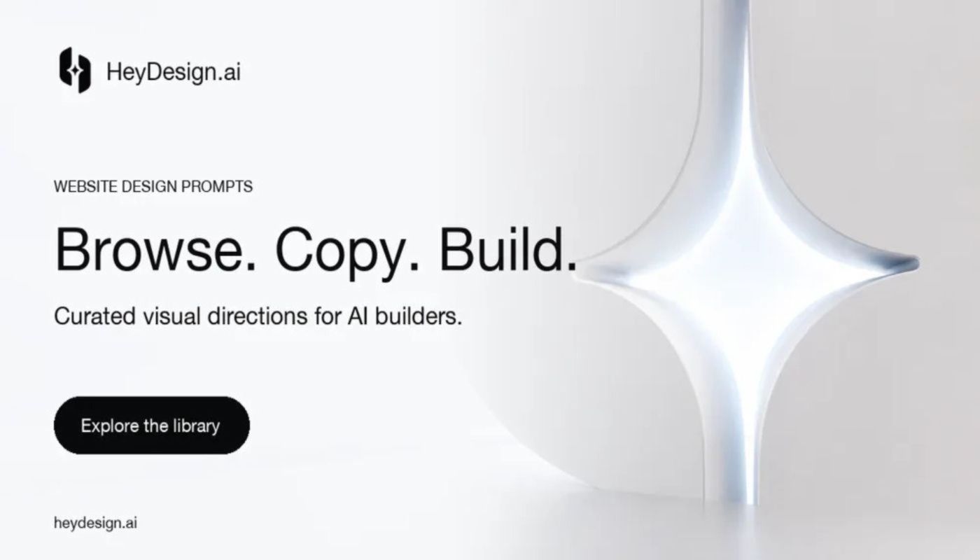 Hey Design AI AI Design Generator product interface screenshot