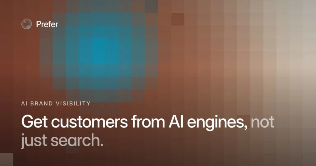 Prefer AI Digital Marketing product interface screenshot