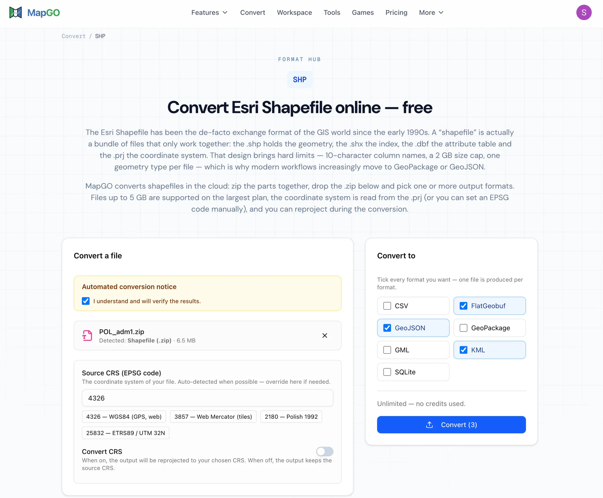 MapGO AI For Data Analytics product interface screenshot