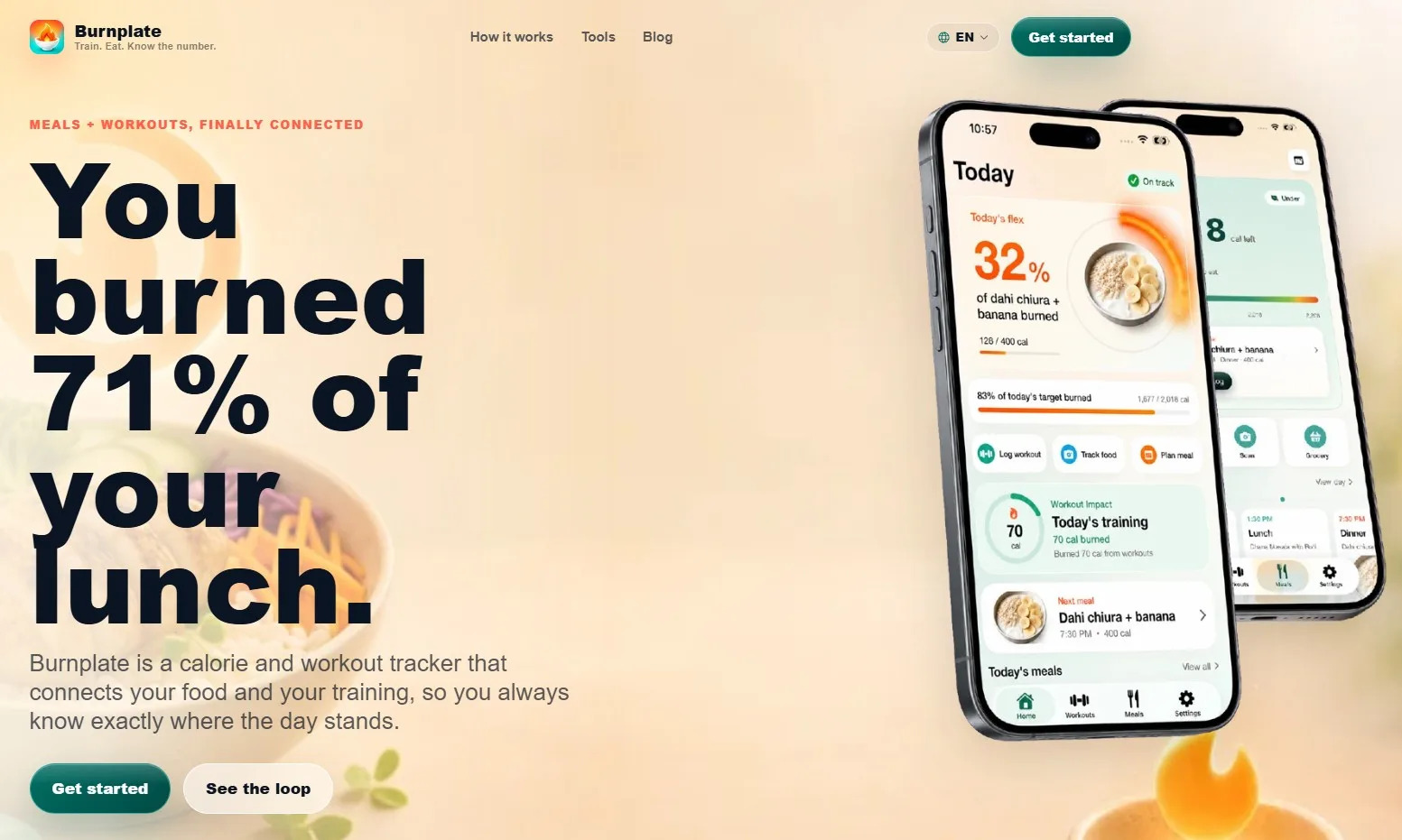 Burnplate AI Productivity Tools product screenshot