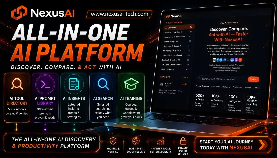 NexusAi AI Research Tool product interface screenshot