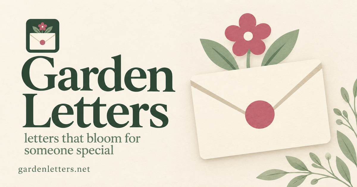 Garden Letters AI Art Generator product screenshot