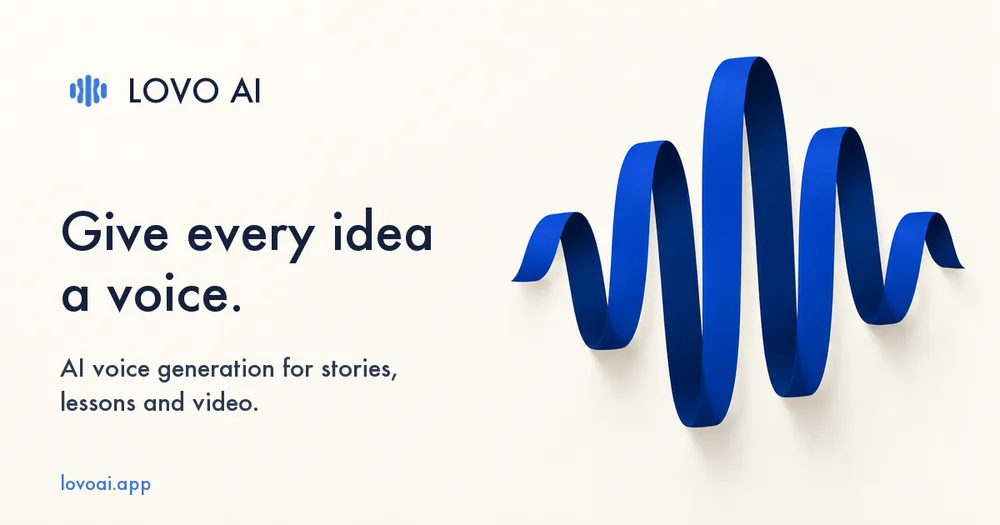 LOVO AI AI Text-to-Speech product interface screenshot