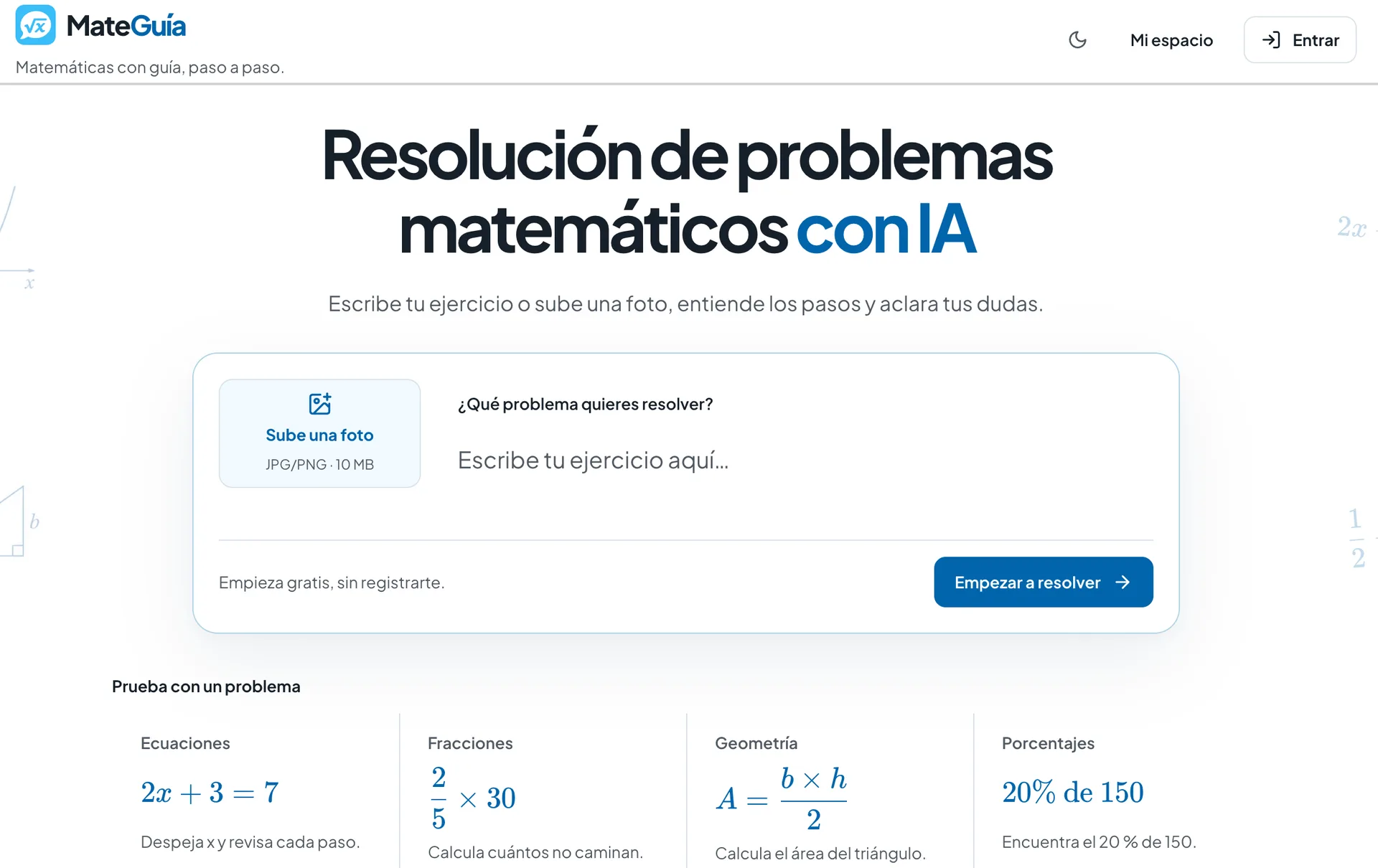 MateGuía AI Productivity Tools product screenshot