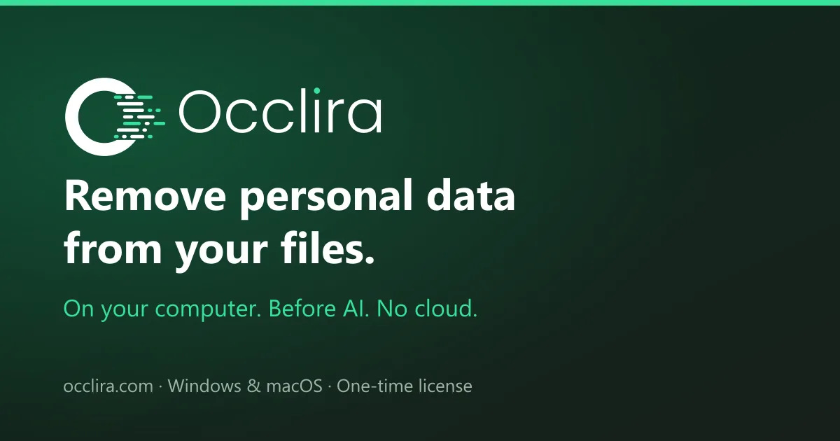 Occlira AI Productivity Tools product screenshot