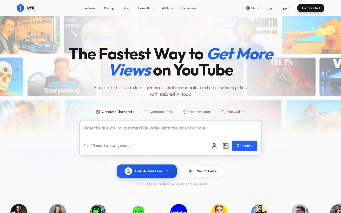 1of10 AI Digital Marketing product screenshot