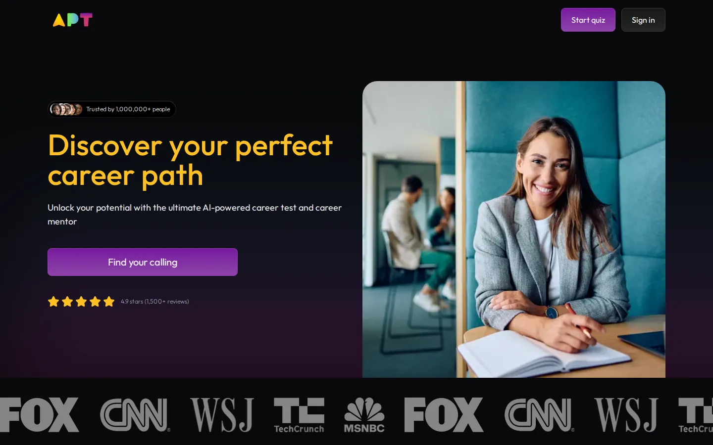 Apt AI Jobs product interface screenshot