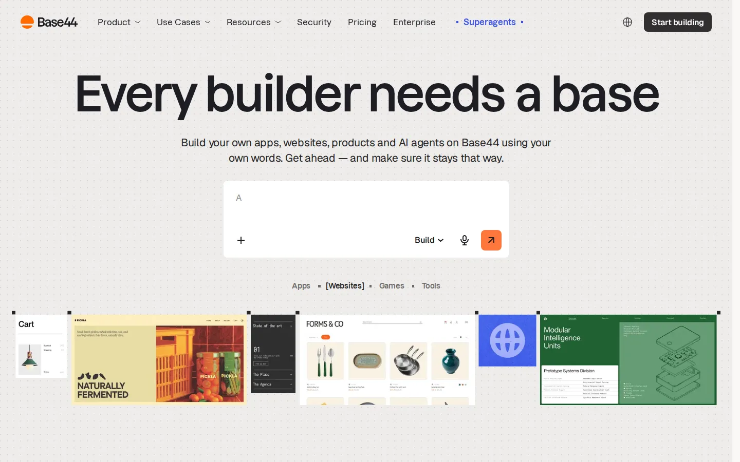 Base44 AI App Builder product screenshot
