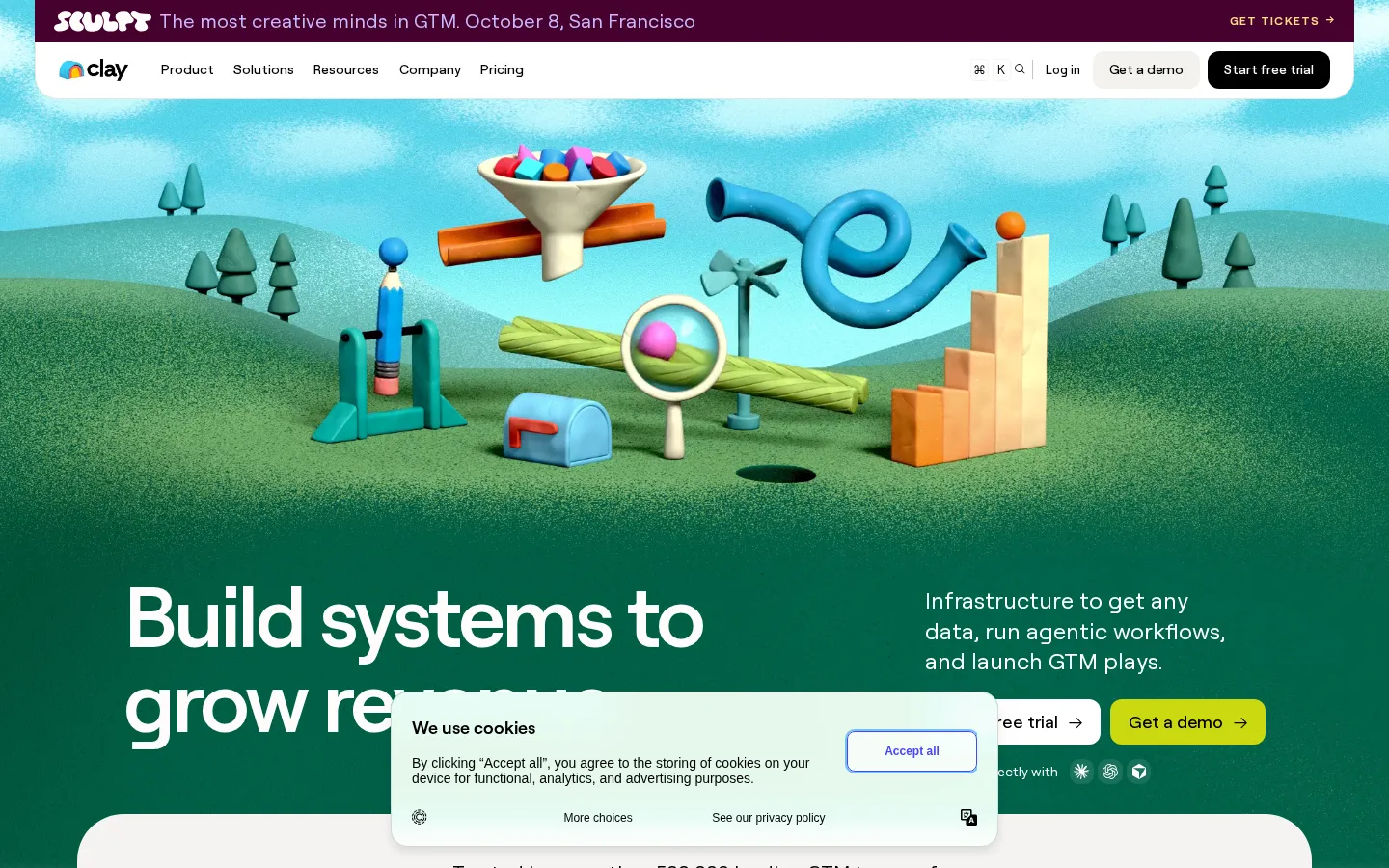 Clay AI Sales product screenshot