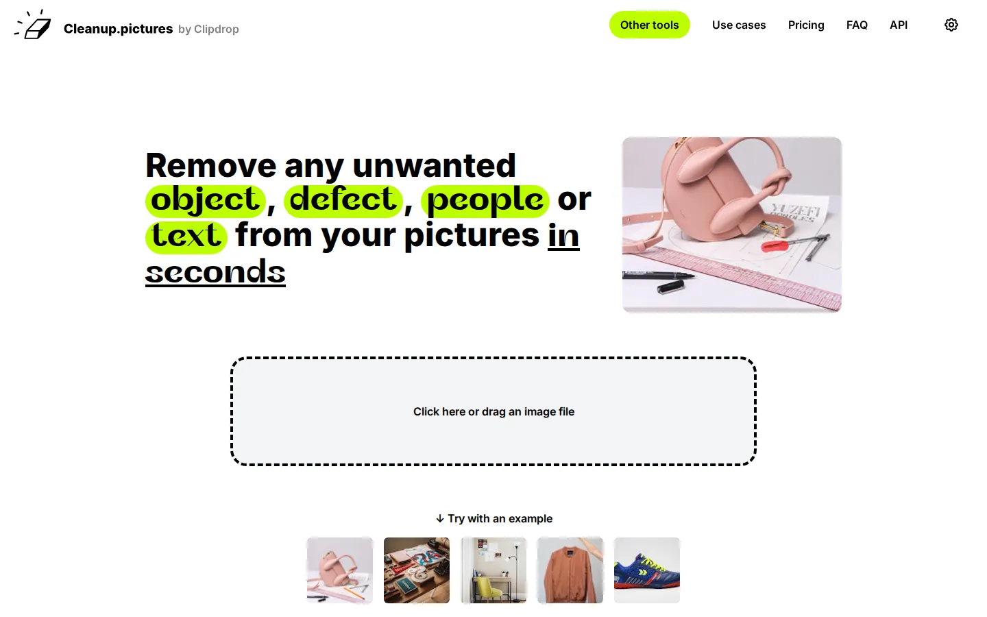 Cleanup.pictures Image Generation & Editing product screenshot