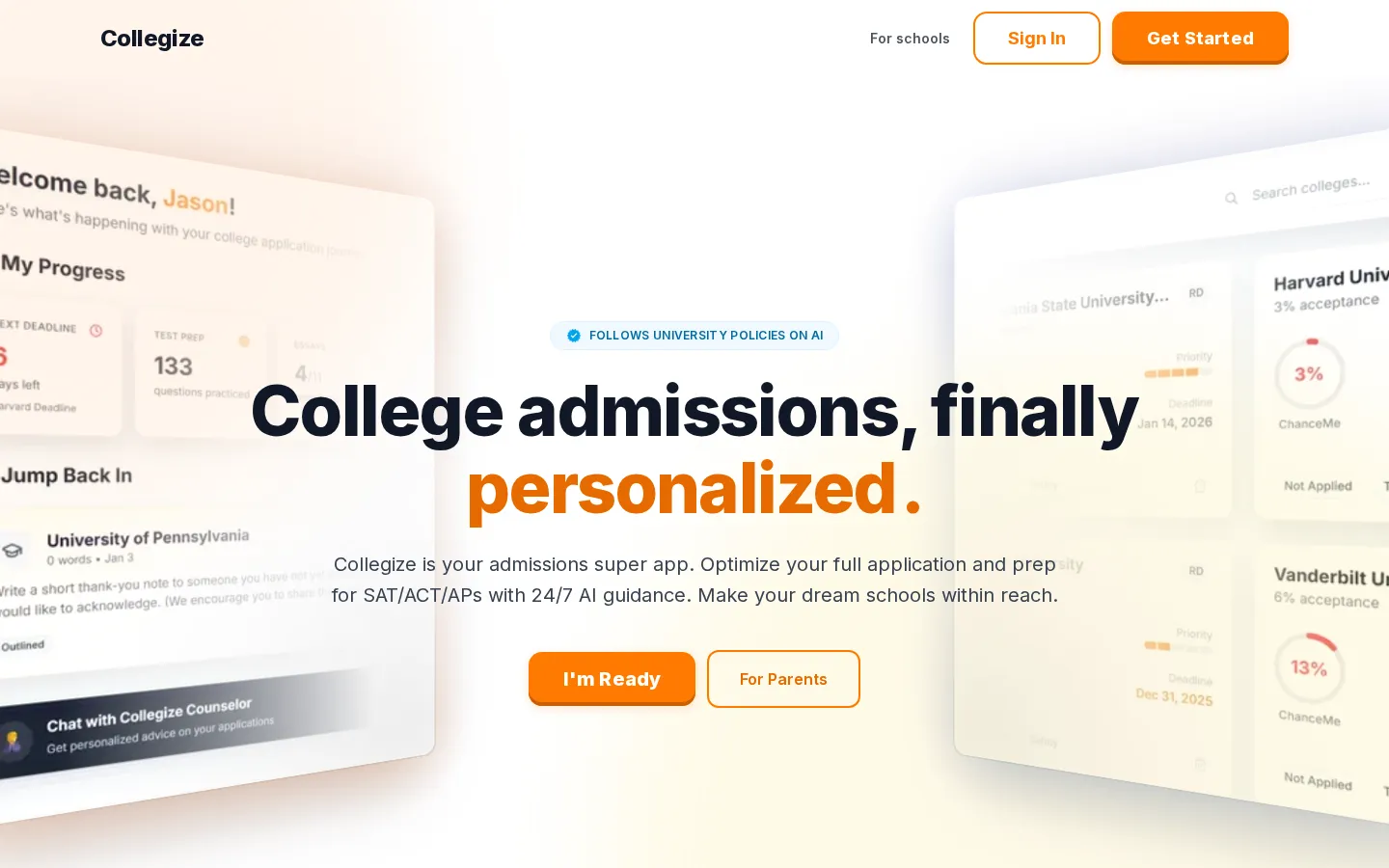 Collegize AI Homework Helper product screenshot