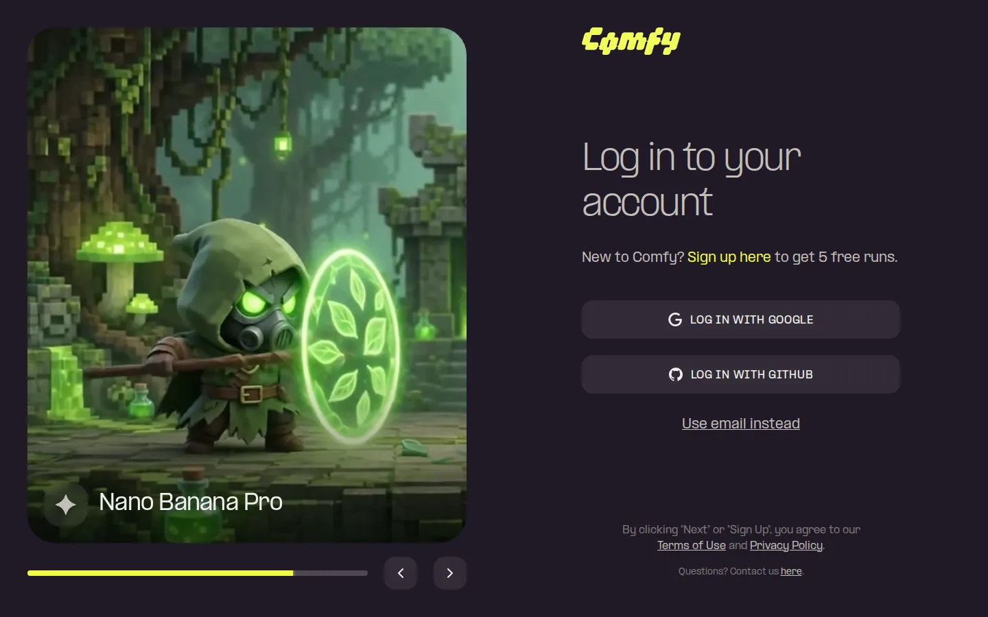 Comfy Cloud AI Workflow product screenshot
