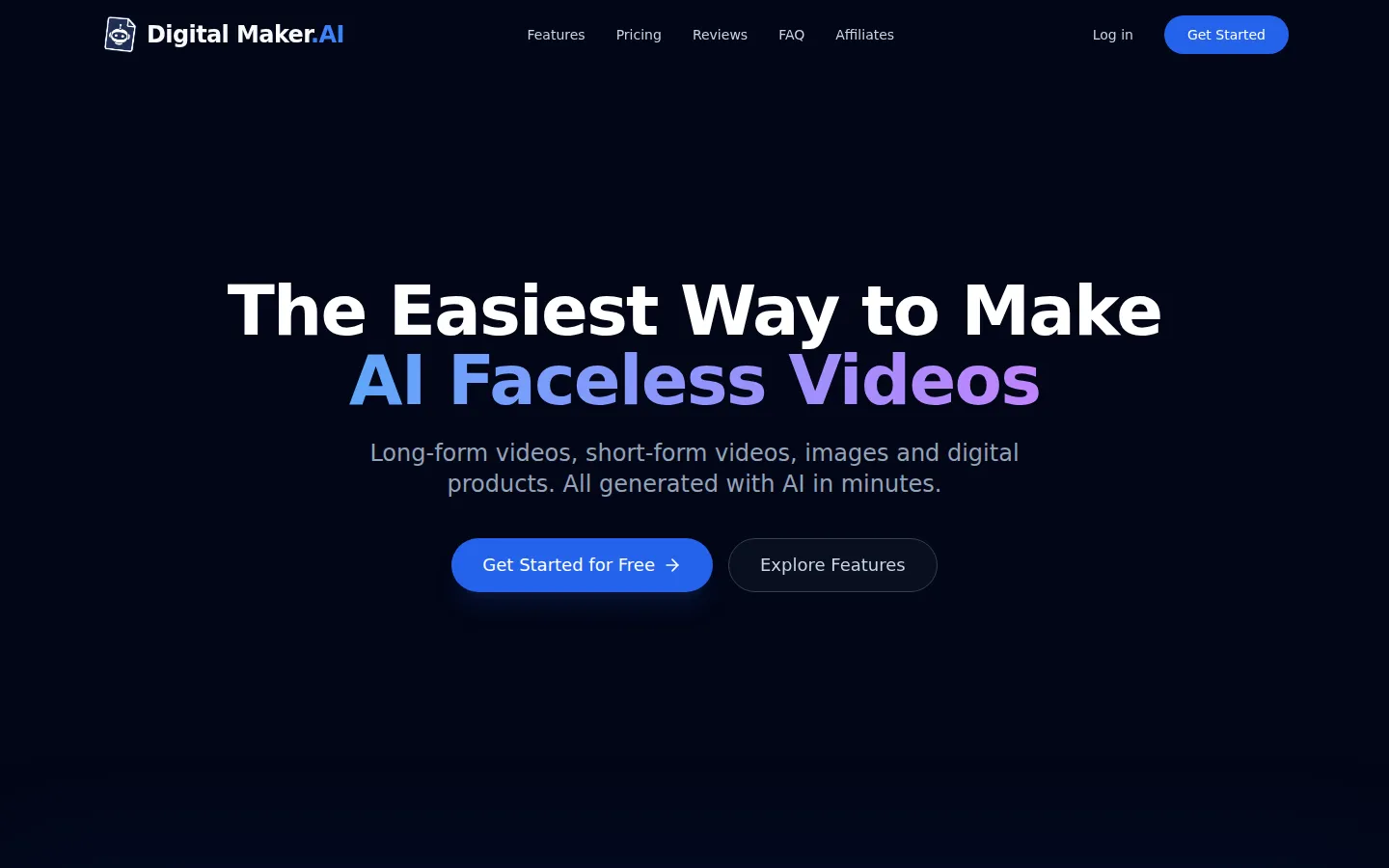 Digital Maker AI AI UGC Video Generator product screenshot