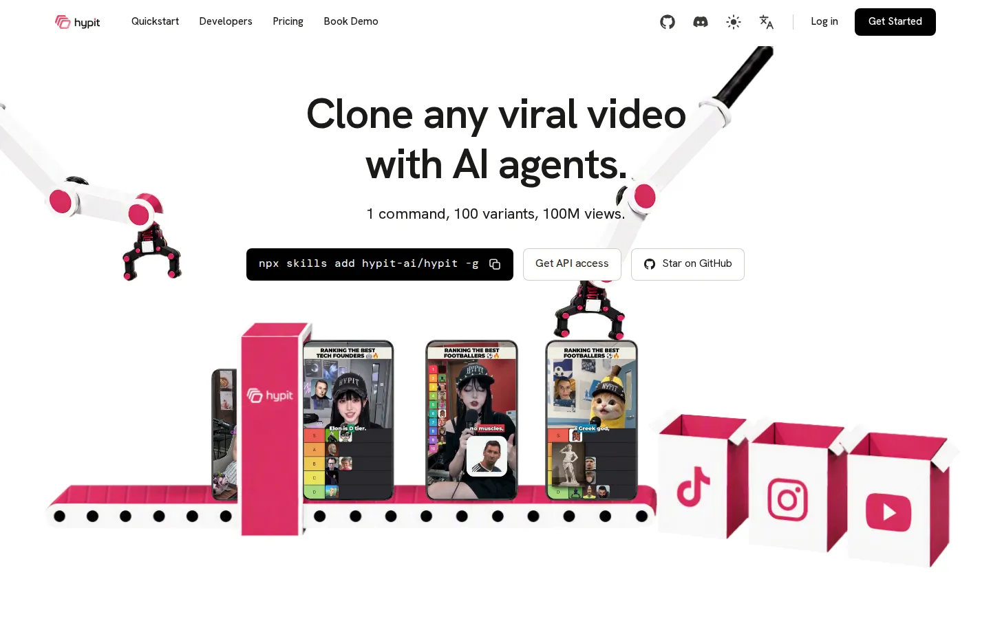 Hypit AI UGC Video Generator product screenshot