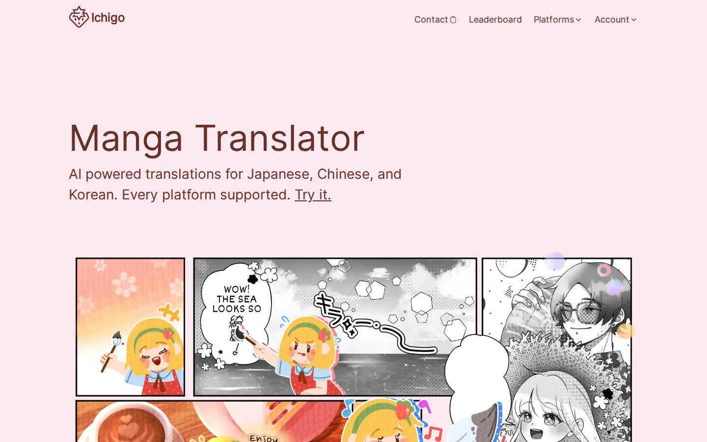 Ichigo Education & Translation product screenshot