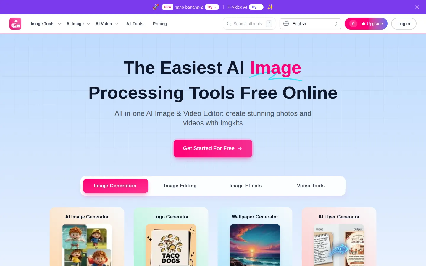 Imgkits AI Photo Editor product screenshot