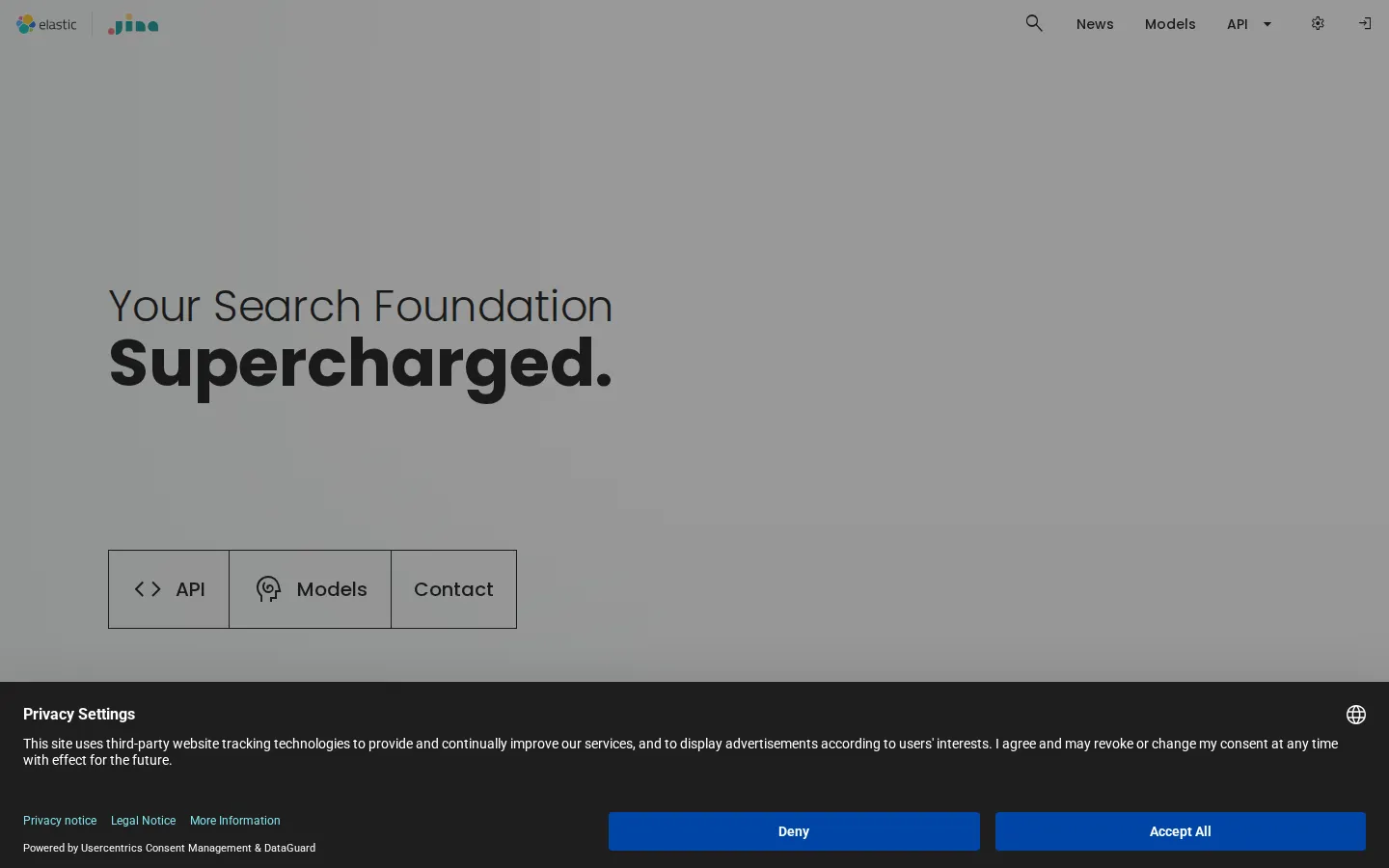 Jina AI AI Developer Tools product interface screenshot
