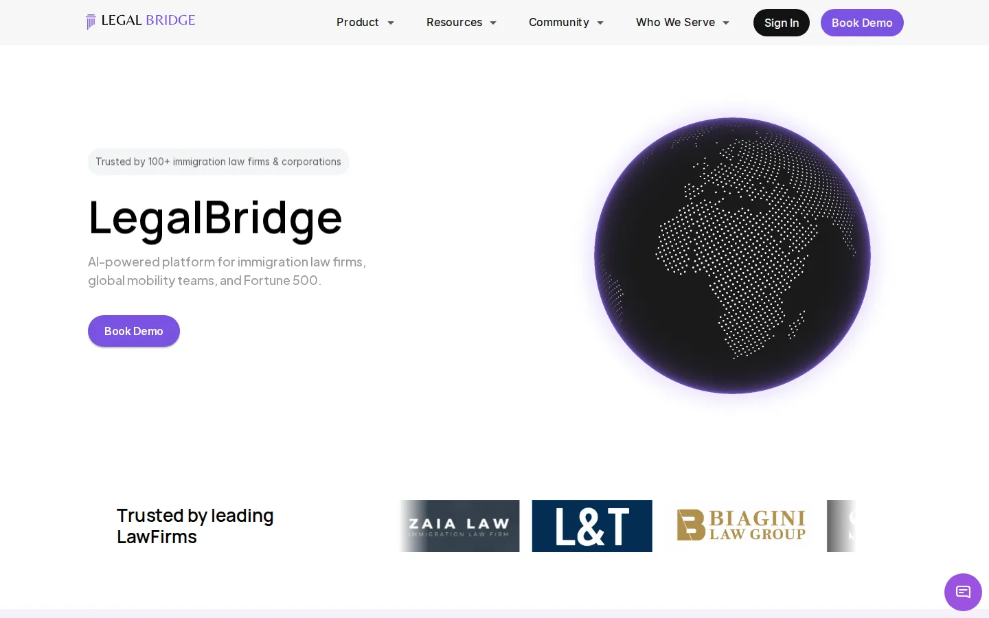 LegalBridge AI Sales product screenshot