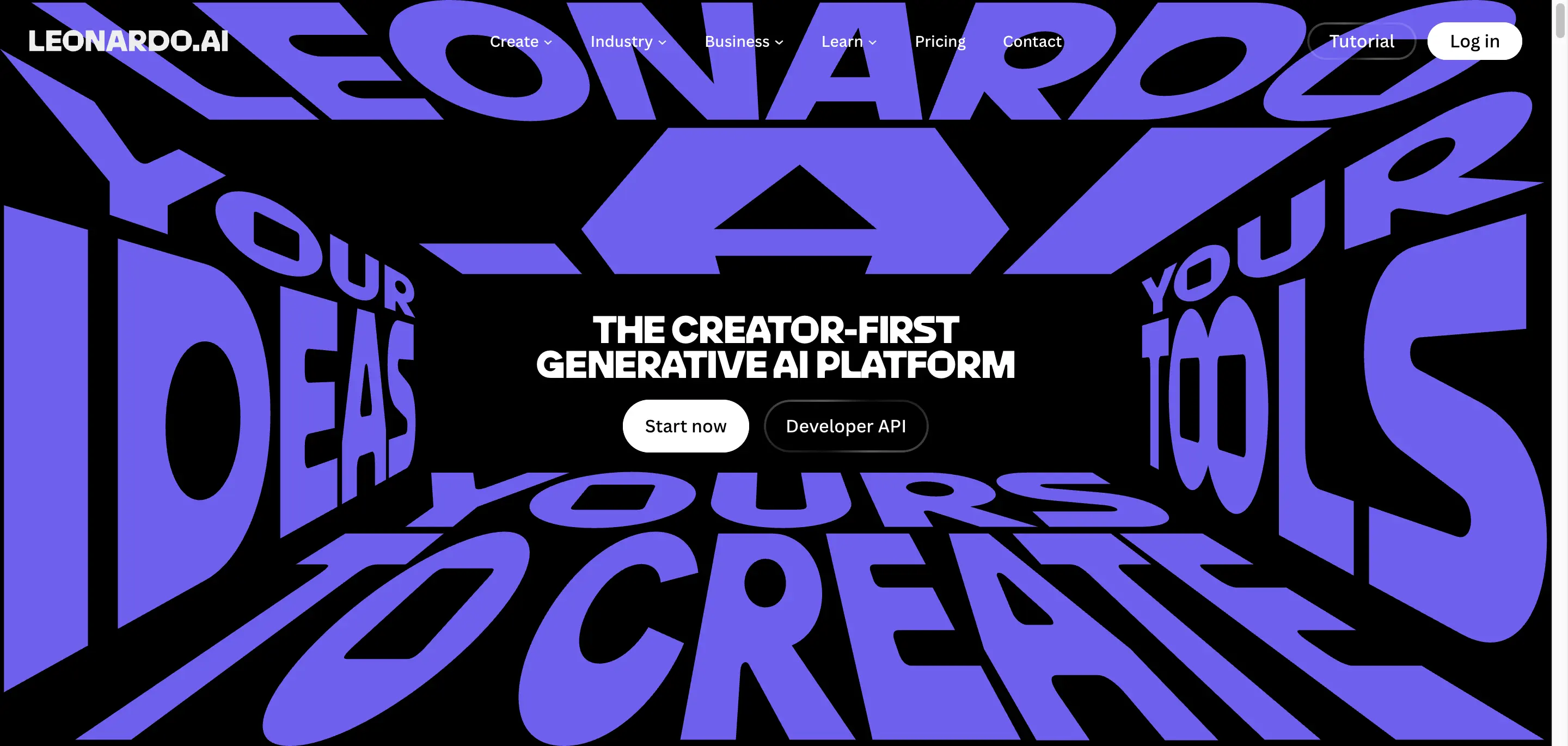 Leonardo AI AI Image Generator product interface screenshot