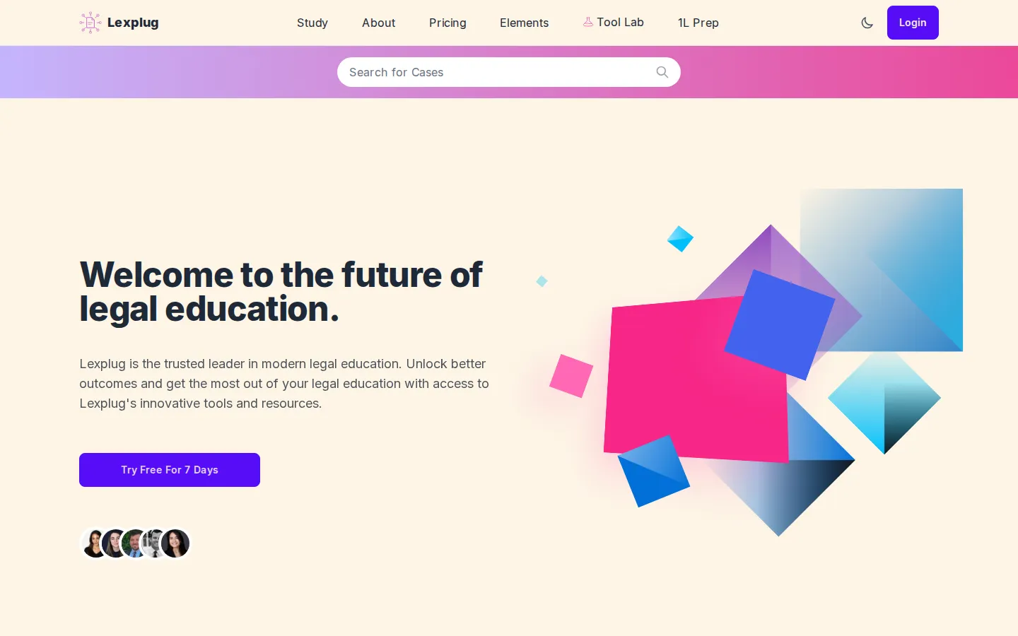 Lexplug Education & Translation product interface screenshot
