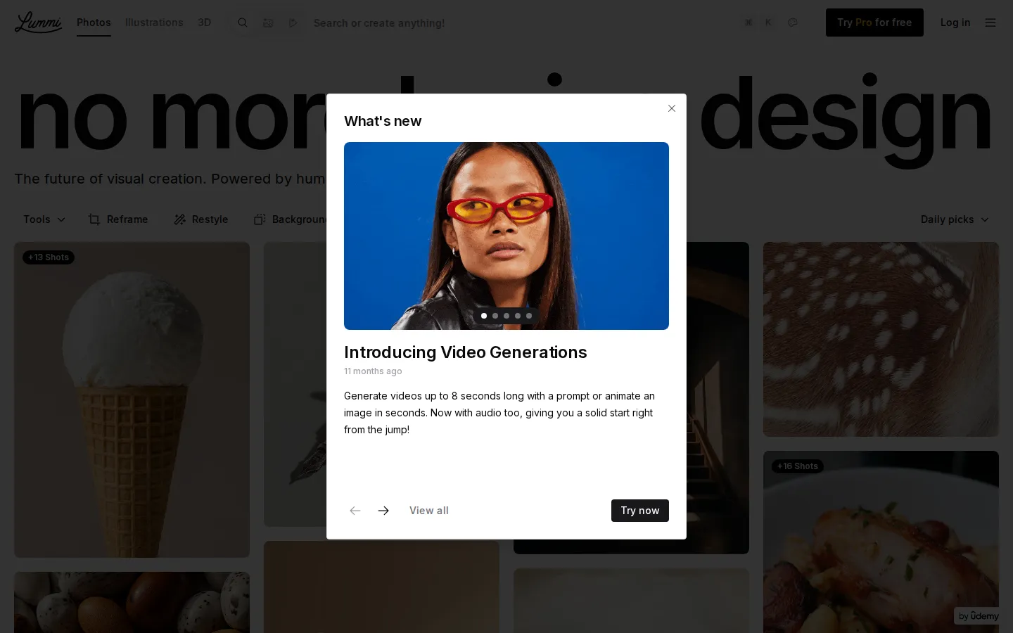 Lummi AI Design Assistant product screenshot